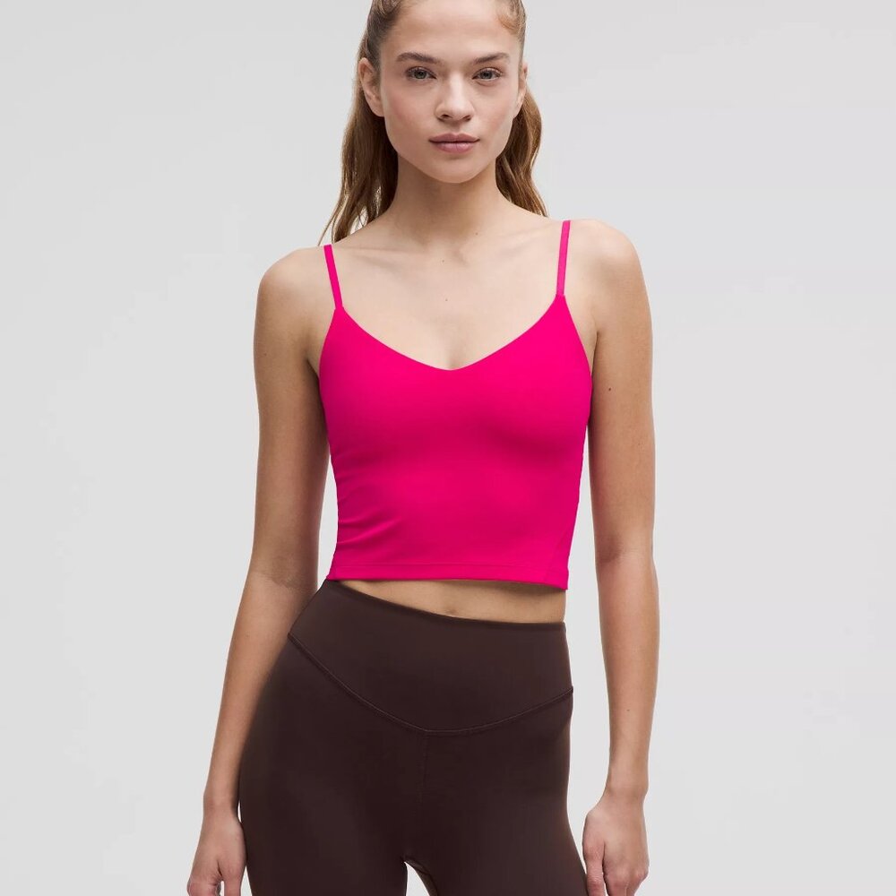 lululemon Align Cropped Cami Tank Top Light Support, A/B Cup
